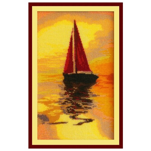 фото Набор для вышивания zengana б-053 бисером парус надежды 1 шт.