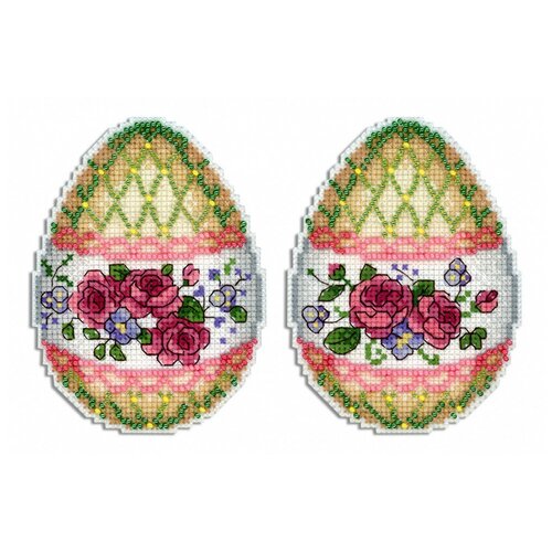 фото Набор для вышивания крестом на пластиковой канве м.п.студия "весенний праздник", 11x8 см, арт. р-406 жар-птица