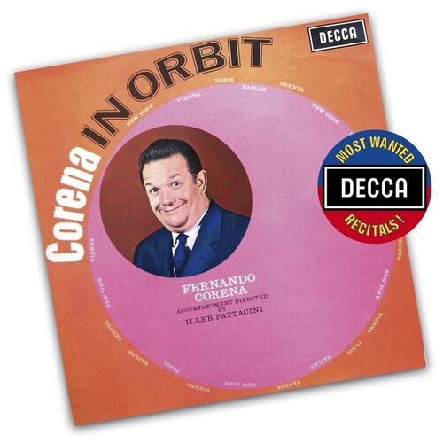 audio cd gerard souzay sings handel rameau and lully decca most wanted recitals vol 42 AUDIO CD Fernando Corena - In Orbit - Decca Most Wanted Recitals Vol. 10