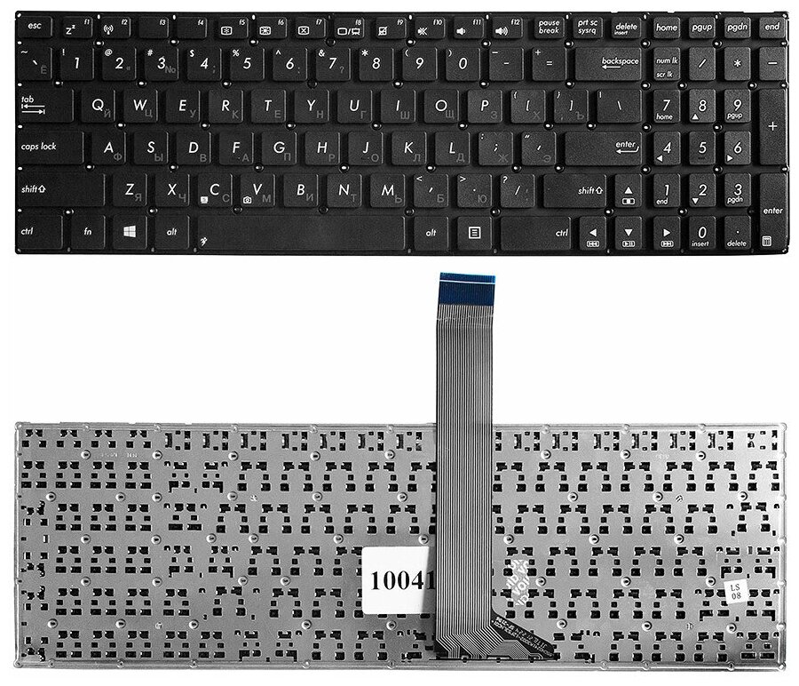 Клавиатура для ноутбука Asus Vivobook V551 S551 K551 pn 0KNB0-610BRU00 0KNB0-610BTW00 13G056601950M 9Z NANSQ00R AEXJ9700110 MP-13F83RC-920