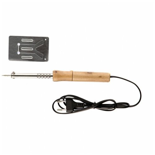Паяльник С Ручкой Из Дерева 40 Вт 220 В Sparta 913102 Sparta арт 913102 38300₽