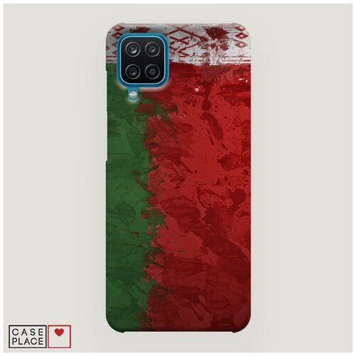 фото Чехол пластиковый samsung galaxy a12 флаг белоруссии 2 case place