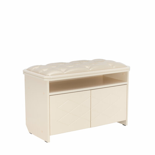 Банкетка для обуви Патриция PRIME дуб шампань кз Oregon 106 каретная стяжка 16152₽