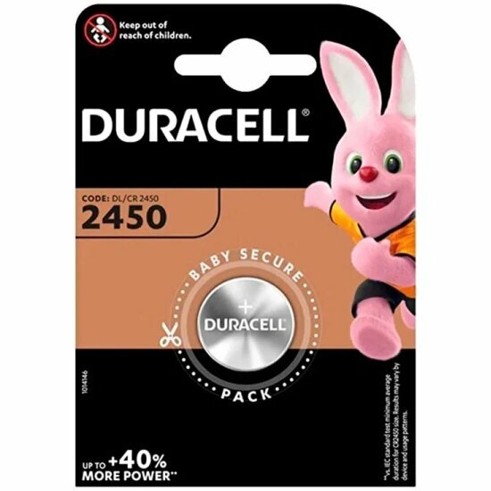 Элемент питания Duracell CR2450