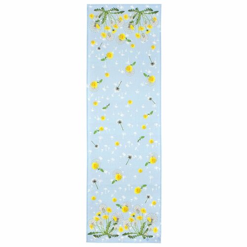 Дорожка настольная льняная Павловопосадские платки рисунок 11064 вид 13 45х148 см 1817₽