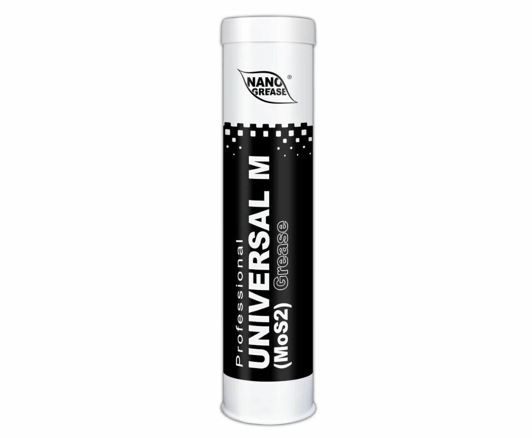 Смазка NANO GREASE BLACK UNIVERSAL M MoS2 Grease пластичная литиевая 0,4 кг туба