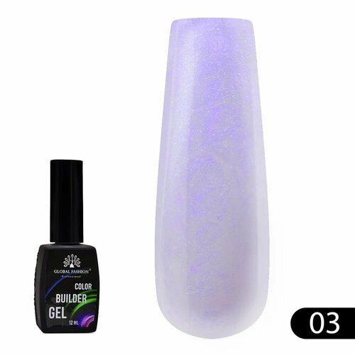 Цветной гель для ногтей Color Builder Gel 12 мл, 03