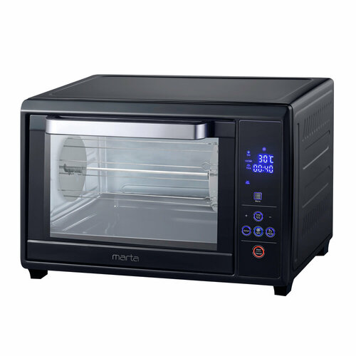 MARTA MT-EO4285B черный жемчуг духовой шкаф Мини-печь 40л Сенсор8 режимовконвекцияшашлвертел 863700₽