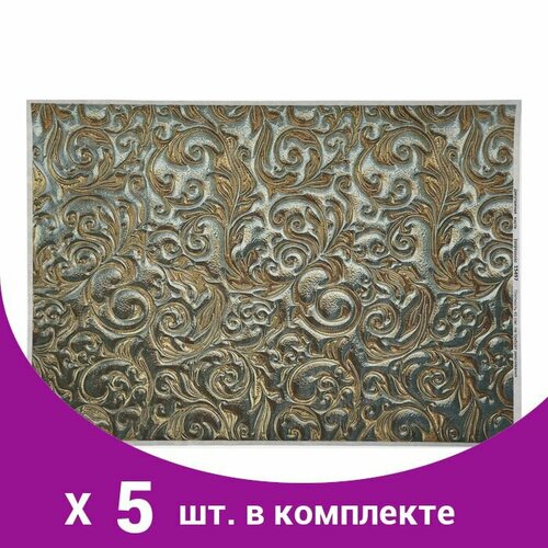 Декупажная карта 'Красивый узор', плотность 45 г/м2 А4 (5 шт)