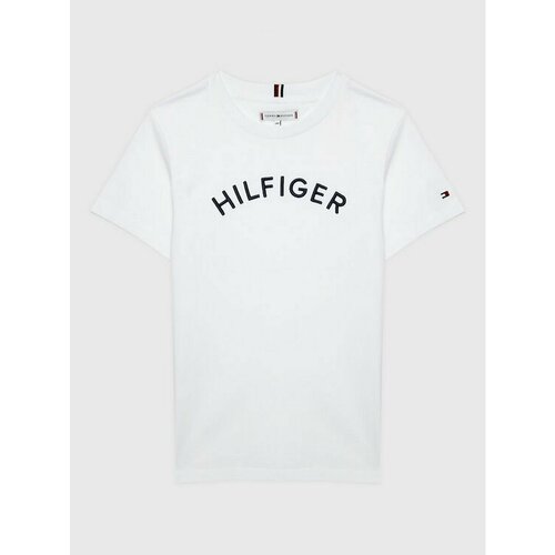 футболка tommy hilfiger размер 10 12y [mety] белый Футболка TOMMY HILFIGER, размер 12Y [METY], белый