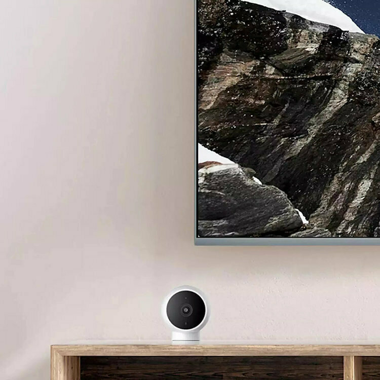 Камера видеонаблюдения Xiaomi Mi Camera 2K белый (MJSXJ03HL), магнитное крепление, IP65, угол обзора 170° — фото 1