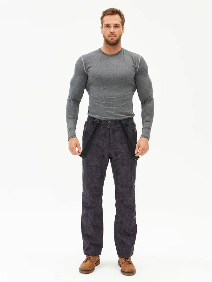 Брюки утеплённые WINDAY Горные лыжи и Сноуборд размер M черный белый