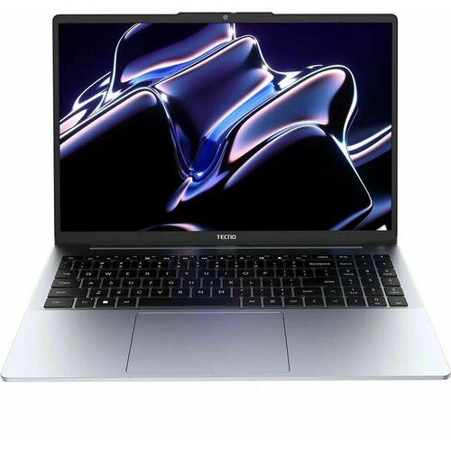 Ноутбук TECNO MegaBook K16AS 16 IPS Intel Core i5 1235U 13ГГц 10-ядерный 16ГБ 512ГБ SSD Intel UHD Graphics Windows 11 серебристый 5259300₽