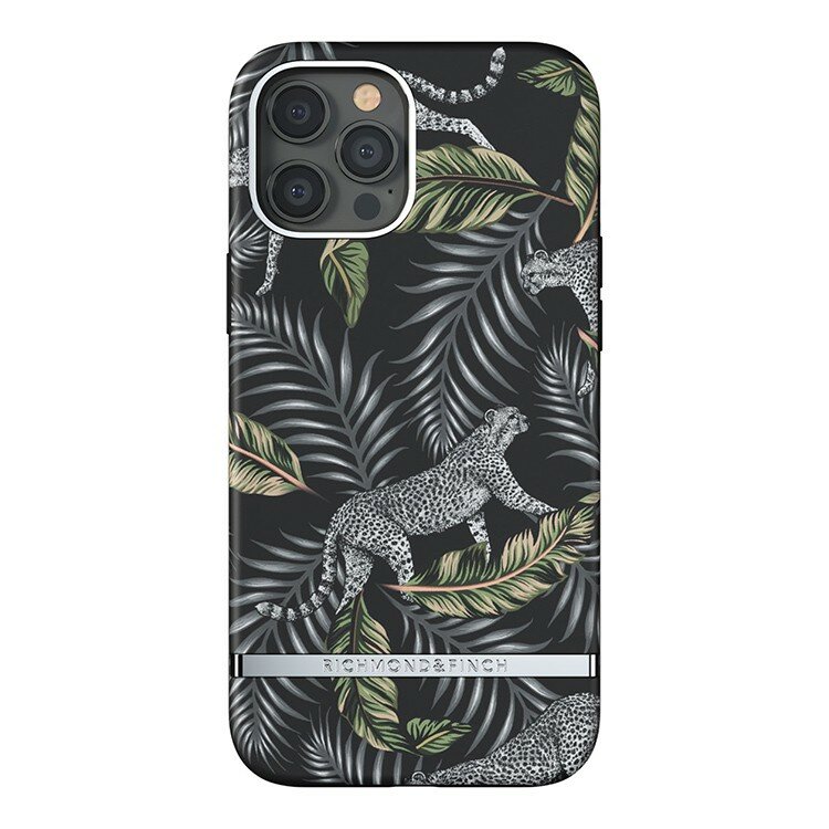 Чехол Richmond & Finch FW20 для iPhone 12 Pro Max, цвет "Серебристые джунгли" (Silver Jungle) (R43013)