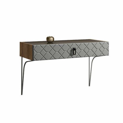 Стол туалетный Bogemia Woodline Fa (Серый) (Lakobel/Черный) БМСТ-1