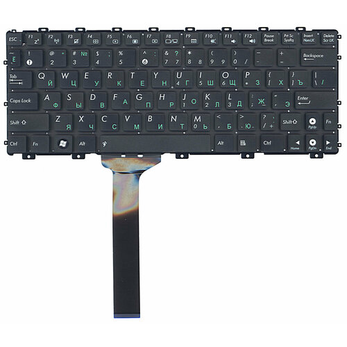 Клавиатура для Asus Eee PC 1015 1011 Горизонтальный Enter Черная p/n: EJ1, AEEJ1700210, V103646GS1 клавиатура для ноутбука asus 04goa291kru00 2