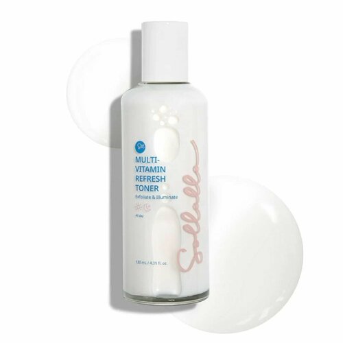 Sollalla Рисовый тоник с ниацинамидом Multi Vitamin Refresh Toner 130 мл