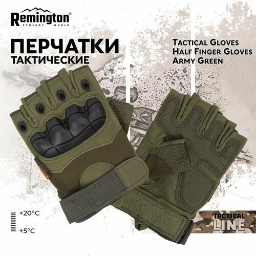 Перчатки Remington, размер 50/54, зеленый pew tactical ferro style kangaroo insert half pocket airsoft fp16