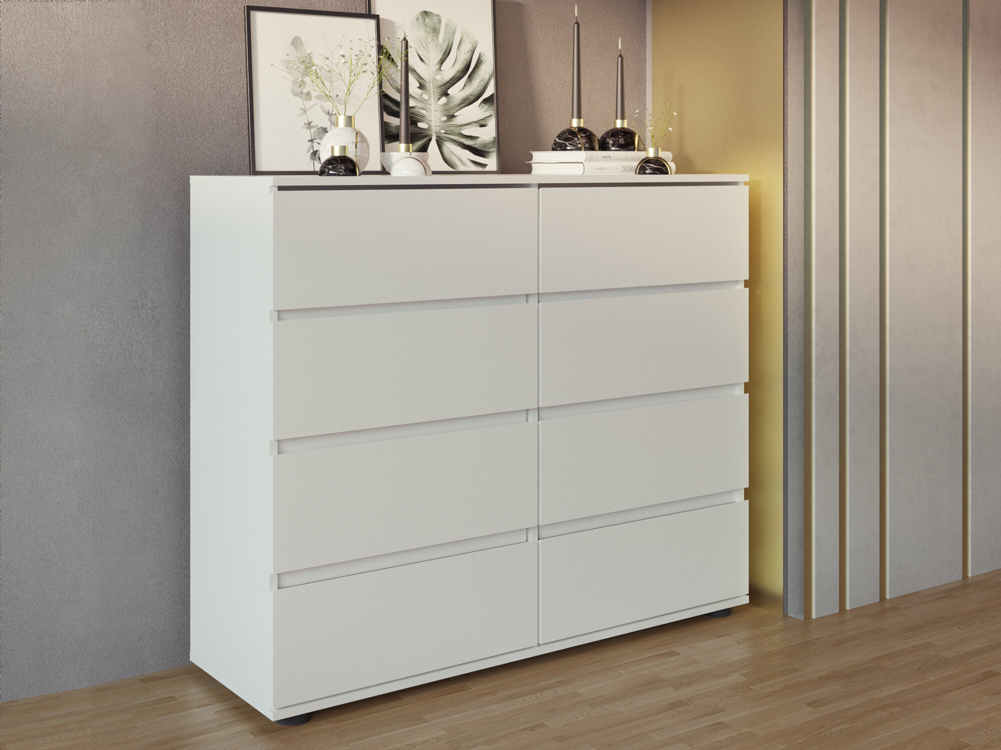 фото Комод Сомеро 8 ящиков, 1200