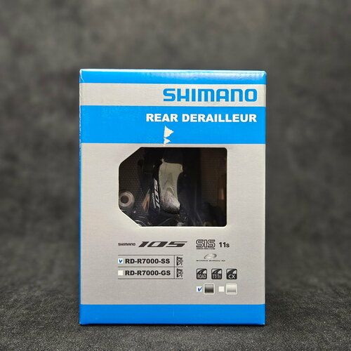 Задний переключатель Shimano 105 R7000, SS, 11 ск. суппорт переключатель задний 201465 dm97 ld00 bs1 bx m97 9 ск 11 34t длин лапка чёрный sunrace