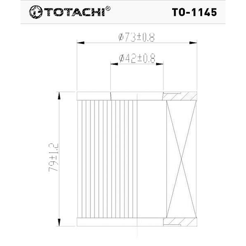 TOTACHI TO-1145 фильтр - вставка