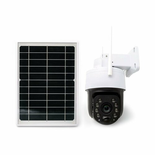 Уличная беспроводная 4G 5MP IP-камера Tuya Линк Солар FC105-4G-5MP-40X Туйя N50714UL с сиреной и сигнализацией с солнечной батареей и записью н 2072200₽