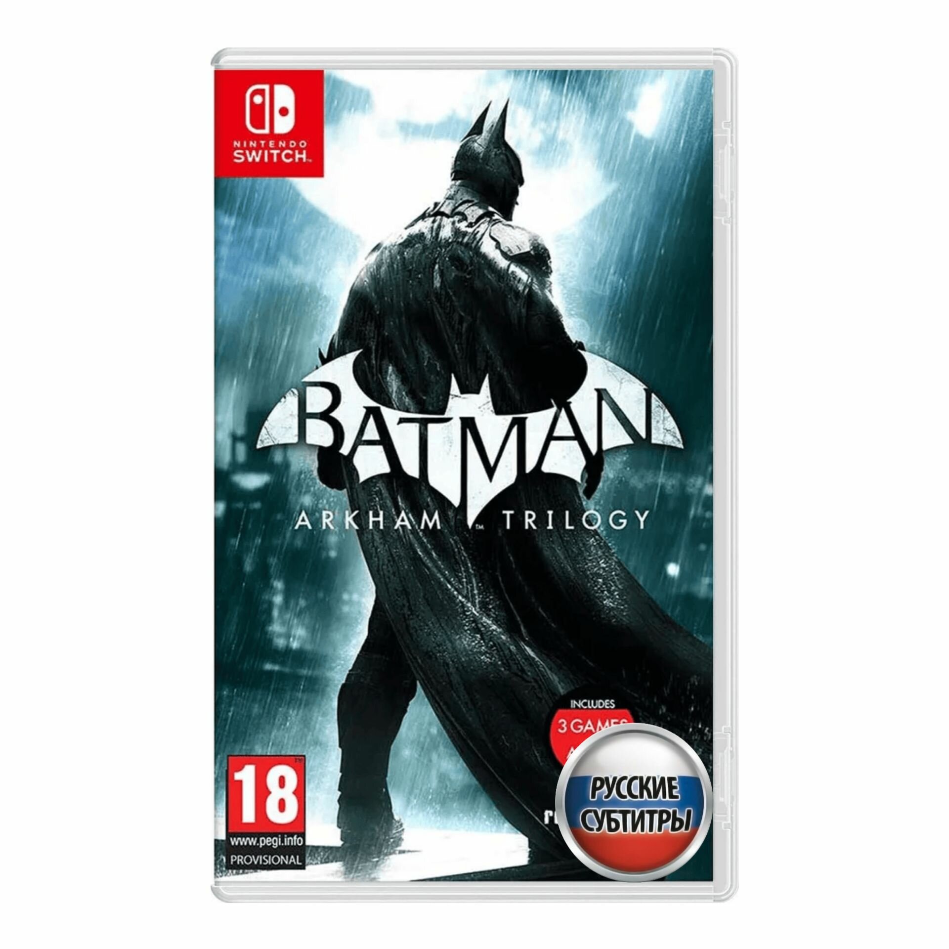 Игра Batman: Arkham Trilogy (Nintendo Switch Русские субтитры)