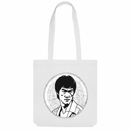 Сумка шоппер Us Basic, белый magic shark elvis madonna bruce lee super star monroe stereo skin wrap film pod case vape sticker for smok novo kit