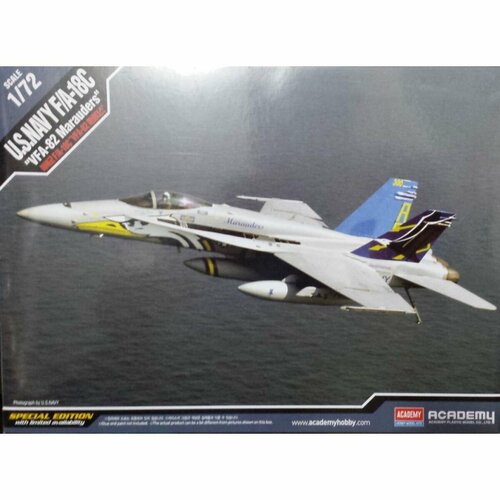 Academy сборная модель 12534 F/A-18C Hornet VFA-82 Marauders 1:72 academy сборная модель usn f a 18f super hornet vfa 103 jolly rogers 1 72