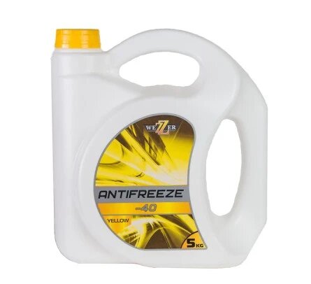Антифриз Wezzer G12 желтый -40°С 10 кг