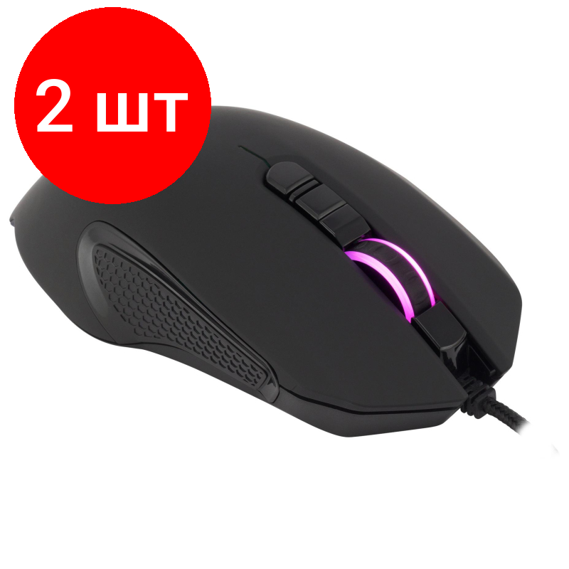 Комплект 2 штук, Мышь компьютерная Acer OMW160 black (6400dpi) USB(ZL. MCEEE.00Q)