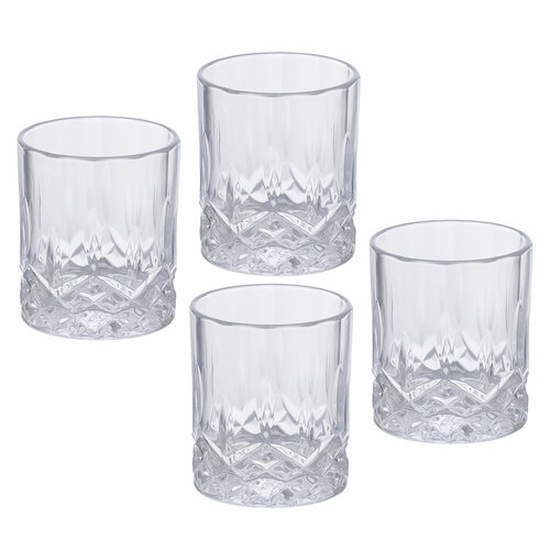 Набор из 4 бокалов для виски Gipfel Fort 52354 280 мл прозрачный 2152₽