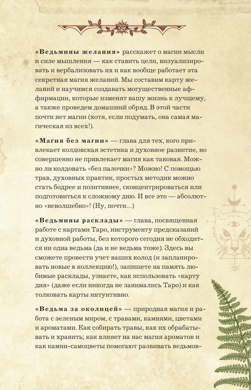 Дневник современной ведьмы. Для записей, списков дел, мыслей, обрядов, рецептов и самоанализа (светлый) - фото №16