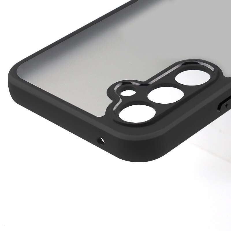 Чехол Creative Case для Samsung S23 FE (Самсунг С23 ФЕ) противоударный, черный — фото 1