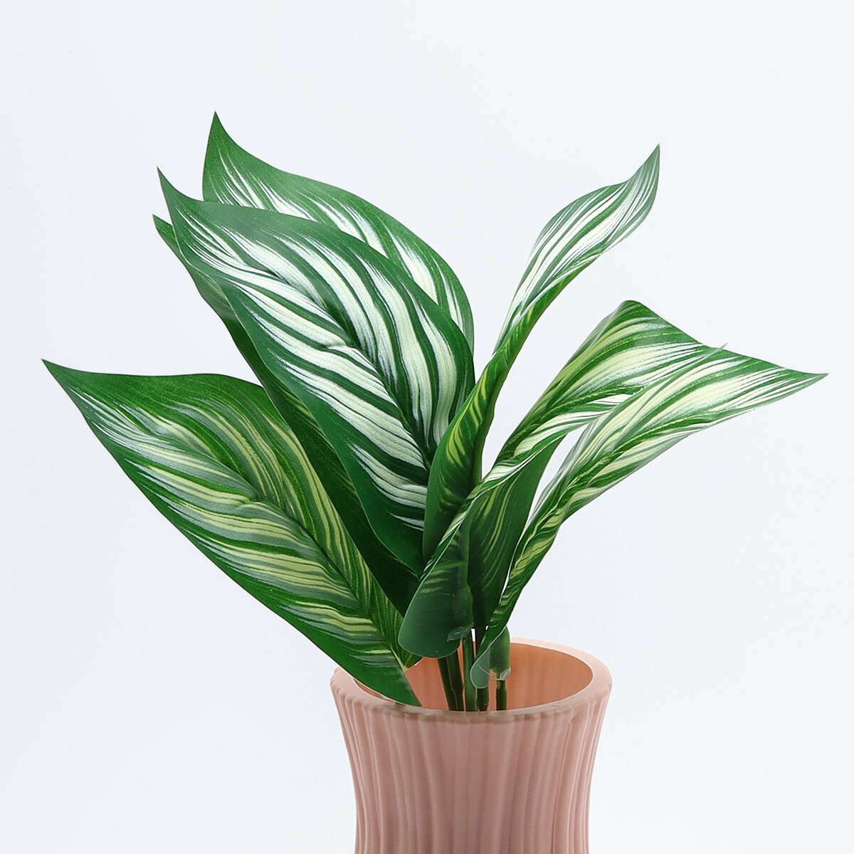 Диффенбахия искусственная для декора и флористики Айрис 1 ветка 32 см