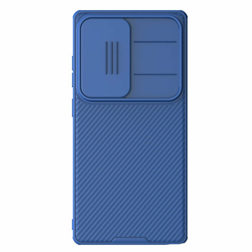фото Накладка nillkin cam shield pro пластиковая для samsung galaxy s25 ultra blue (синяя)