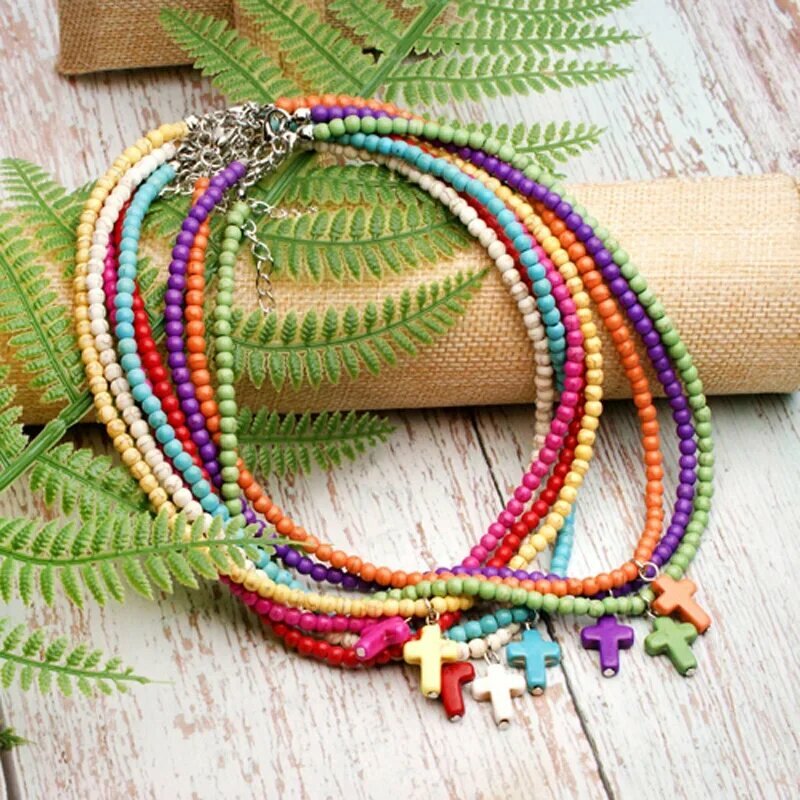 Колье, красный — фото 1