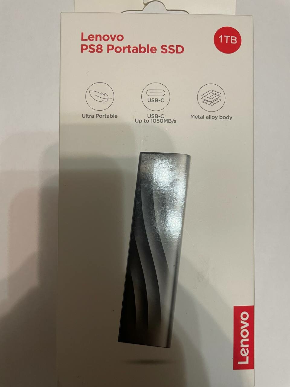 Портативный внешний твердотельный накопитель Lenovo 1 ТБ PS8 — фото 1