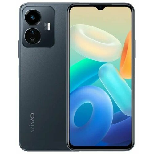 Смартфон Vivo Y77 8 ГБ256ГБ экран 658 5G ОС Android 12 камера 50Мп цвет черный 14104₽