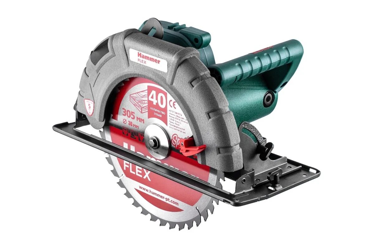 Hammer Пила циркулярная CRP2400/305 2400Вт 3700об/мин 305x30мм макс. пропил 117мм 630819