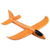 Самолет пенопластовый оранжевый 46х10 см - изображение