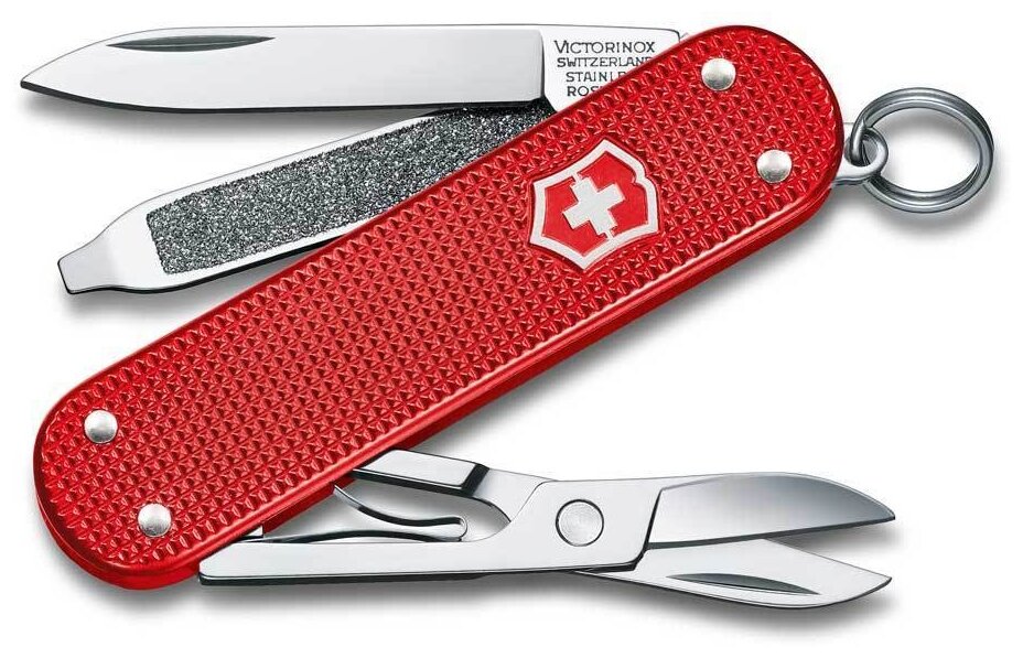 Нож-брелок Victorinox Classic SD Alox Colors, 58 мм, 5 функций, "Sweet Berry"