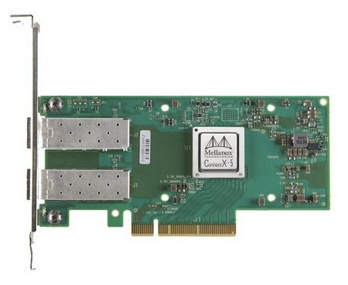 Сетевой адаптер Mellanox MCX512A-ACAT ConnectX-5 10/25GbE Dual-Port SFP28 PCIe3.0 x8 Tall Bracket ROHS R6