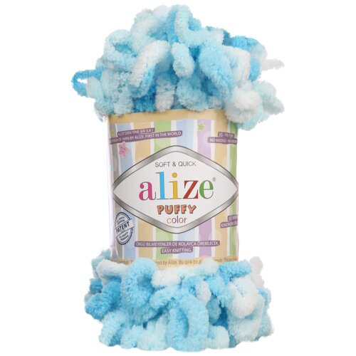 фото Набор для вышивания alize puffy.color.5924 пряжа ализе puffy color цв.5924