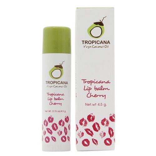 Купить Tropicana Бальзам для губ «вишневый аромат» - Lip balm cherry, 4, 5г