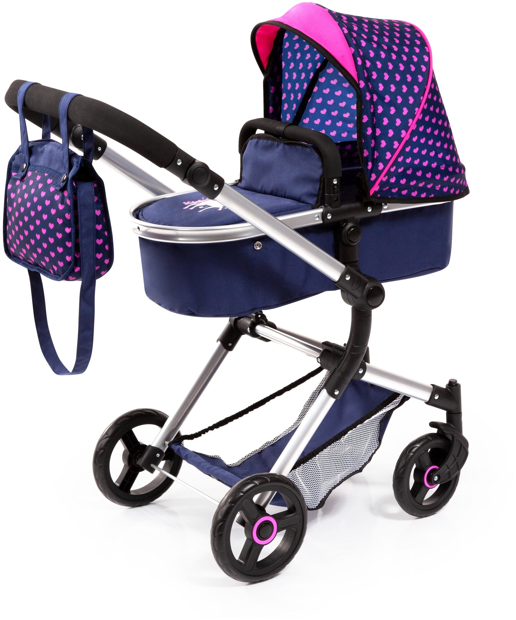 Коляска с Единорогом Combi Dolls Pram Vario