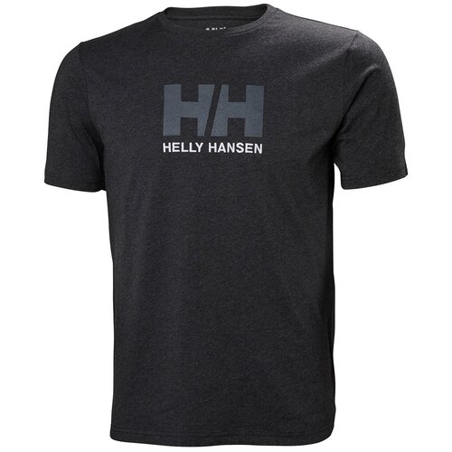 Футболка мужская, Helly Hansen, HH LOGO T-SHIRT, цвет черный, размер L