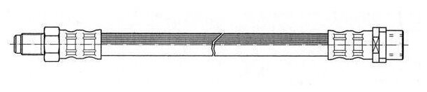 Тормозной шланг передний правый 413 мм TRIALLI BF 4802 для Mercedes-Benz CLK-class Mercedes-Benz C-class Mercedes-Benz E-class Peugeot 208