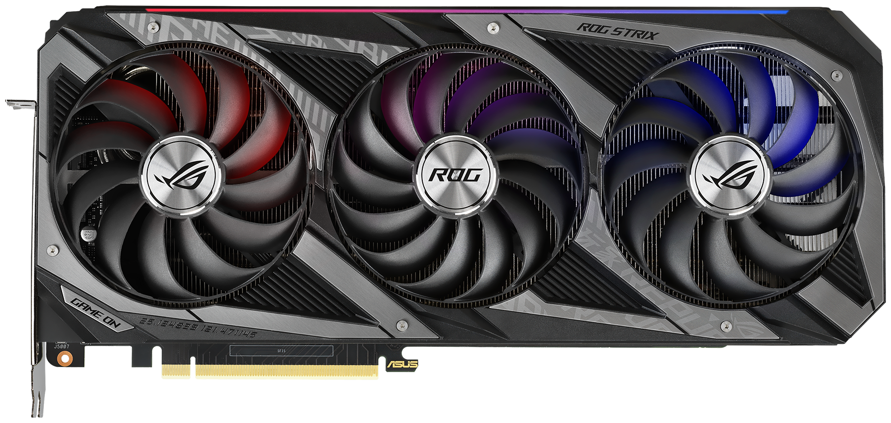 Видеокарта ASUS ROG Strix GeForce RTX 3060 Ti V2 OC Edition 8GB, ROG-STRIX-RTX3060TI-O8G-V2-GAMING, Retail