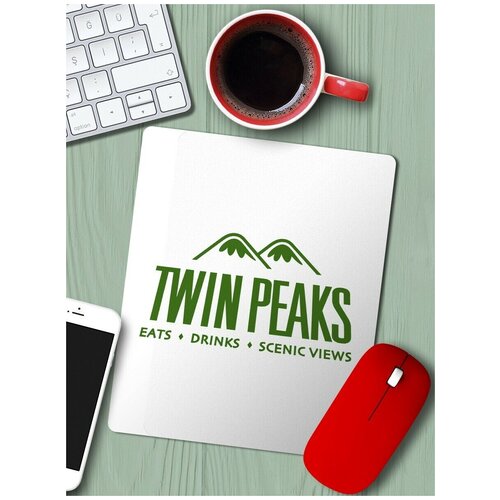 Коврик для мыши с принтом Сериал Твин Пикс Дэвид Линч, Лора Палмер, twin peaks, артхаус - 23746